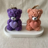 bougies en forme oursons