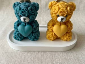 bougies en forme oursons